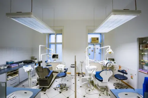 Behandlungszimmer der Praxis Augartenzahn – Zahnärzte am Augarten